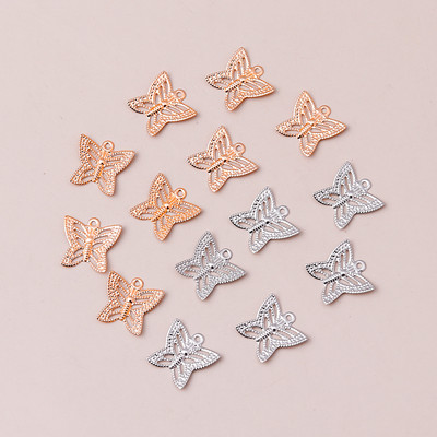 100 komada metalnih željeznih limova golubova križna srca, privjesak, okrugle razmaknice, perle, privjesci za DIY narukvice, ogrlice, ručno izrađeni nakit