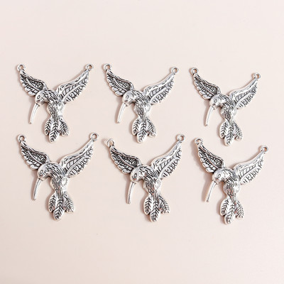 5 bucăți 15*57 mm de culoare aurie brelocuri cu pene mari Pandantive pentru cercei de bricolaj, coliere, fabricarea de aripi, brelocuri, accesorii de bijuterii