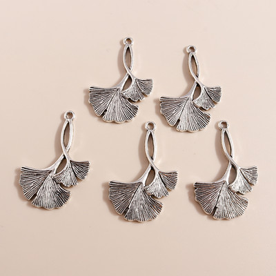 5 bucăți 15*57 mm de culoare aurie brelocuri cu pene mari Pandantive pentru cercei de bricolaj, coliere, fabricarea de aripi, brelocuri, accesorii de bijuterii