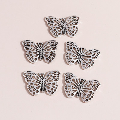 5 bucăți 15*57 mm de culoare aurie brelocuri cu pene mari Pandantive pentru cercei de bricolaj, coliere, fabricarea de aripi, brelocuri, accesorii de bijuterii