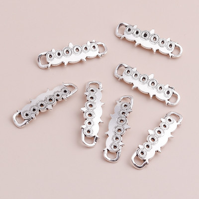 5 bucăți 15*57 mm de culoare aurie brelocuri cu pene mari Pandantive pentru cercei de bricolaj, coliere, fabricarea de aripi, brelocuri, accesorii de bijuterii