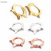 Leosoxs 2 bucăți personalitate la modă, con, ureche, os, cataramă, bijuterii rafinate pentru piercing pentru corp