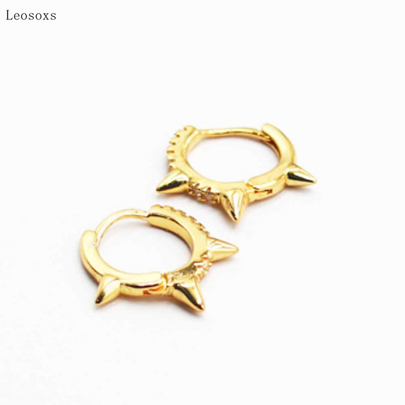 Leosoxs 2 bucăți personalitate la modă, con, ureche, os, cataramă, bijuterii rafinate pentru piercing pentru corp