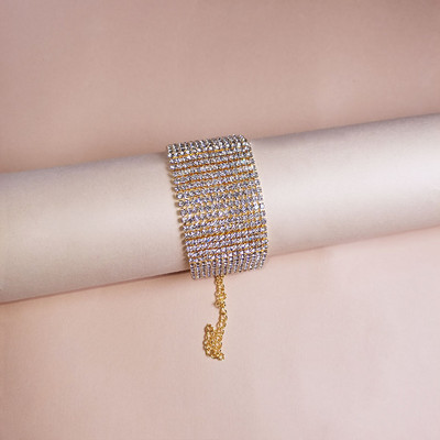 Brățări de gleznă cu strasuri simple, elastice, pentru femei, argint, lux, bijuterii pentru picioare, sandale desculțe, cadou de petrecere punk de mireasă