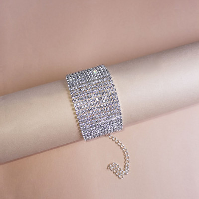 Brățări de gleznă cu strasuri simple, elastice, pentru femei, argint, lux, bijuterii pentru picioare, sandale desculțe, cadou de petrecere punk de mireasă