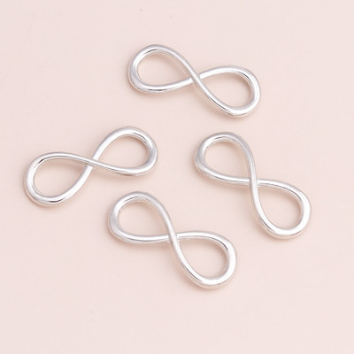 15 buc. Conectori infiniti de înaltă calitate, pandantive pentru bricolaj, brățări, coliere, bijuterii în două culori.