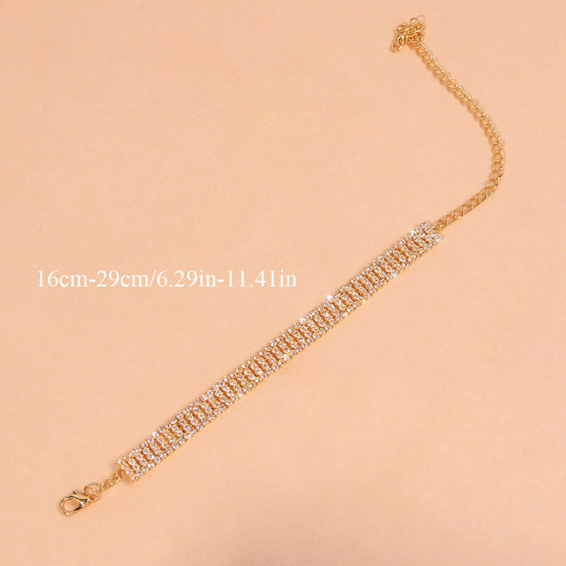 Stonefans gleznă boemă cu mai multe straturi, cu strasuri, pentru femei, accesorii de plajă, gleznă de tenis de cristal, lanț pentru picioare, bijuterii pentru picioare