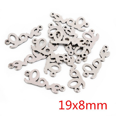 20 bucle duble din oțel inoxidabil 316, fără decolorare, stea, copac, inimă, farmece drăguțe, pandantiv, descoperiri de bijuterii pentru colier, brățară