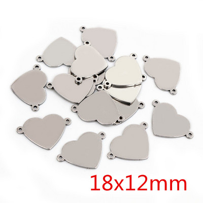 20 bucle duble din oțel inoxidabil 316, fără decolorare, stea, copac, inimă, farmece drăguțe, pandantiv, descoperiri de bijuterii pentru colier, brățară