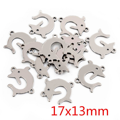 20 bucle duble din oțel inoxidabil 316, fără decolorare, stea, copac, inimă, farmece drăguțe, pandantiv, descoperiri de bijuterii pentru colier, brățară