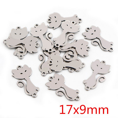 20 bucle duble din oțel inoxidabil 316, fără decolorare, stea, copac, inimă, farmece drăguțe, pandantiv, descoperiri de bijuterii pentru colier, brățară