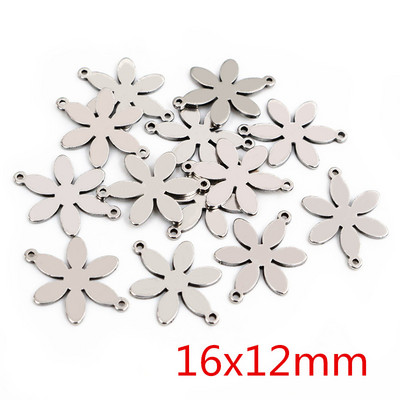 20 bucle duble din oțel inoxidabil 316, fără decolorare, stea, copac, inimă, farmece drăguțe, pandantiv, descoperiri de bijuterii pentru colier, brățară