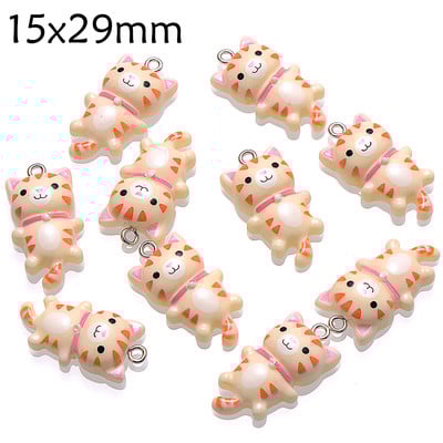 10 bucăți brelocuri din rășină de rață brelocuri cu animale drăguțe de culori amestecate pentru fabricarea de bijuterii, brățări, cercei, colier, pandantiv