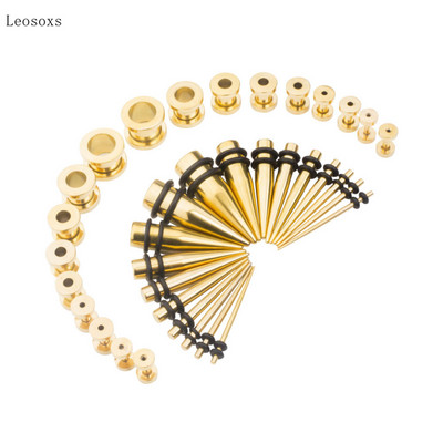 Leosoxs 36db Új termék Teljesen illő Sharp Cone Ear Expander testpiercing ékszer