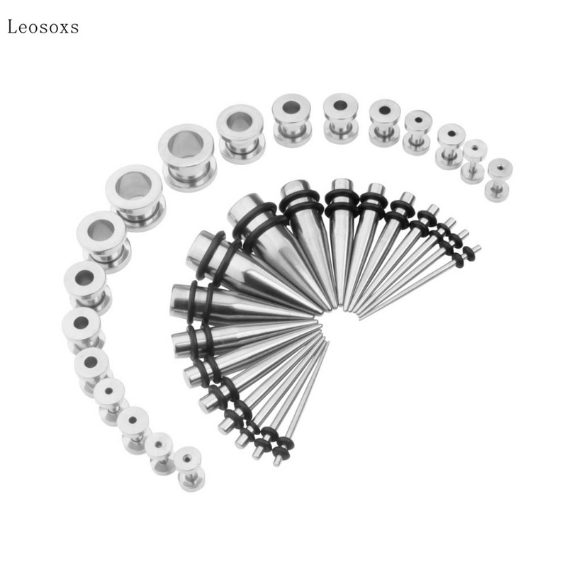 Leosoxs 36db Új termék Teljesen illő Sharp Cone Ear Expander testpiercing ékszer