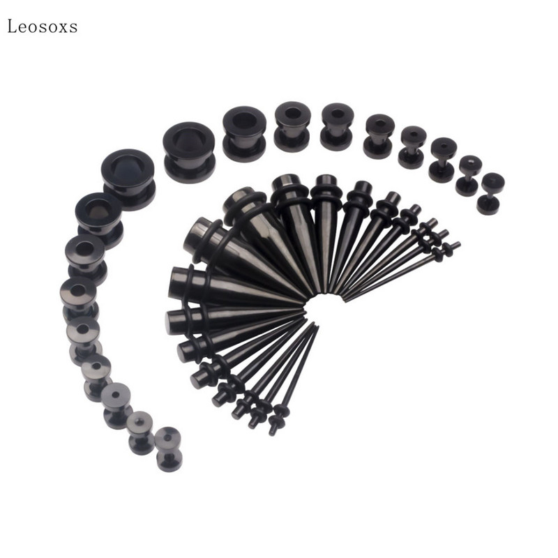 Leosoxs 36db Új termék Teljesen illő Sharp Cone Ear Expander testpiercing ékszer