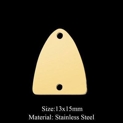 5 bucăți/lot 316 din oțel inoxidabil Frunze de viață, pandantiv pentru coliere, brelocuri geometrice cu pene pentru bijuterii DIY.