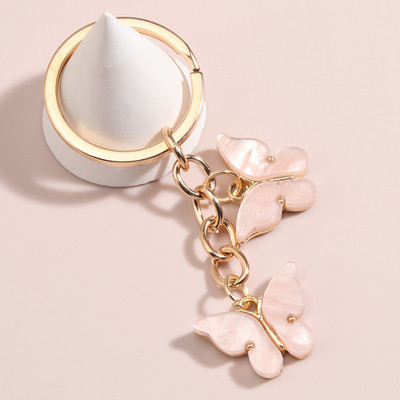 Breloc drăguț cu fluture colorat, breloc cu animale zburătoare, breloc emailat, pentru femei, bărbați, accesoriu pentru geantă, bijuterii DIY, cadouri