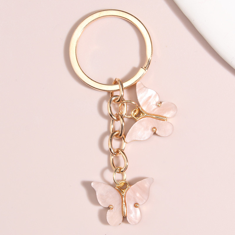 Breloc drăguț cu fluture colorat, breloc cu animale zburătoare, breloc emailat, pentru femei, bărbați, accesoriu pentru geantă, bijuterii DIY, cadouri