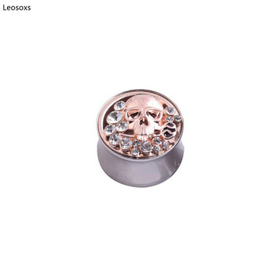 Leosoxs 1 bucată dopuri pentru urechi de modă 5mm-25mm din oțel inoxidabil Pinna bijuterii de expansiune pentru urechea umană Bijuterii piercing pentru corp