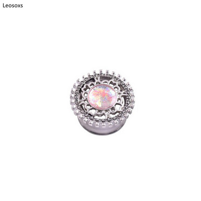 Leosoxs 1 bucată dopuri pentru urechi de modă 5mm-25mm din oțel inoxidabil Pinna bijuterii de expansiune pentru urechea umană Bijuterii piercing pentru corp