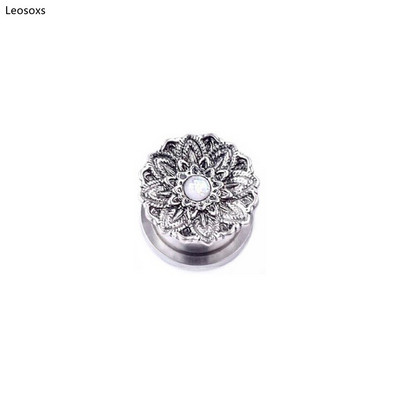 Leosoxs 1 bucată dopuri pentru urechi de modă 5mm-25mm din oțel inoxidabil Pinna bijuterii de expansiune pentru urechea umană Bijuterii piercing pentru corp