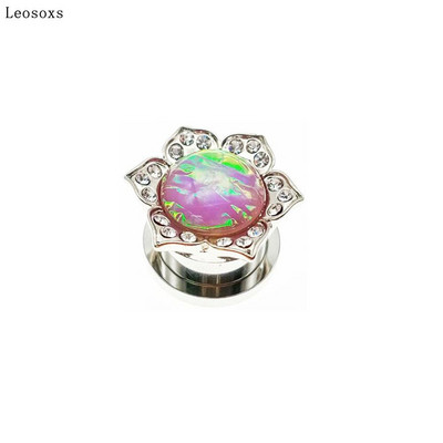 Leosoxs 1 bucată dopuri pentru urechi de modă 5mm-25mm din oțel inoxidabil Pinna bijuterii de expansiune pentru urechea umană Bijuterii piercing pentru corp