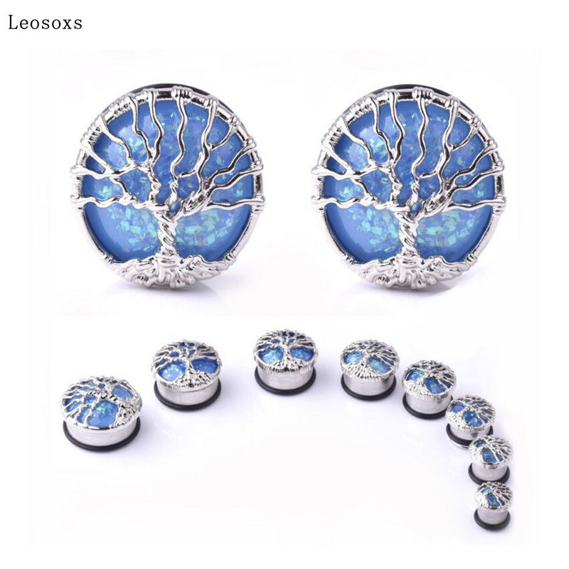 Leosoxs 1 bucată dopuri pentru urechi de modă 5mm-25mm din oțel inoxidabil Pinna bijuterii de expansiune pentru urechea umană Bijuterii piercing pentru corp