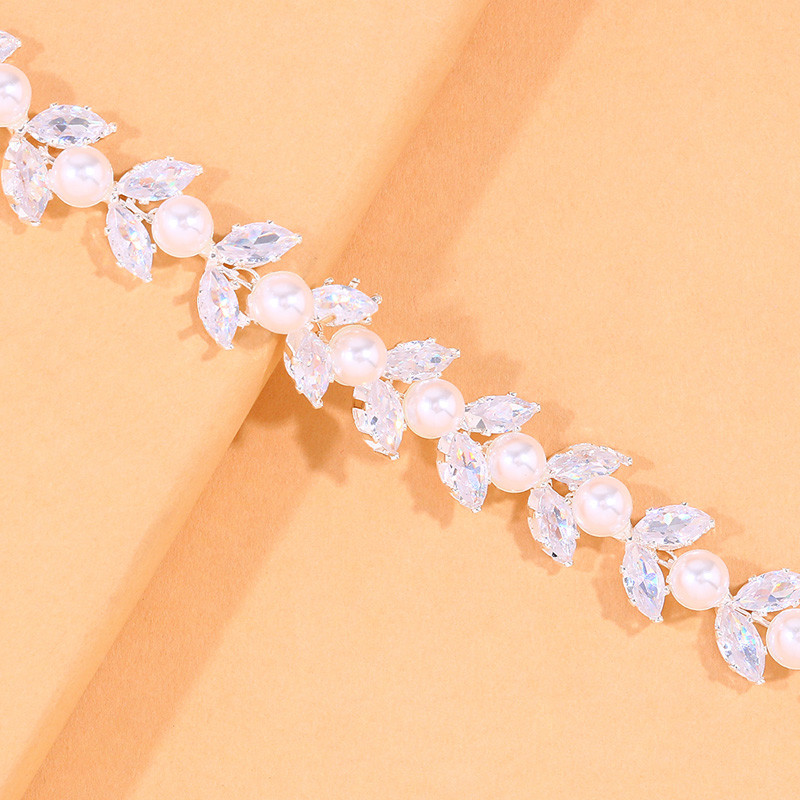 Stonefans, formă de frunză de lux, zirconiu, lanț de gleznă, bijuterii pentru femei, plajă de vară, cu toc înalt, gleznă, brățară, lanț de mărgele pentru picioare