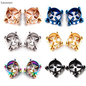 Leosoxs 2 buc. Inel hipoalergenic pentru sâni, bijuterii din oțel inoxidabil, rotund, reglabil