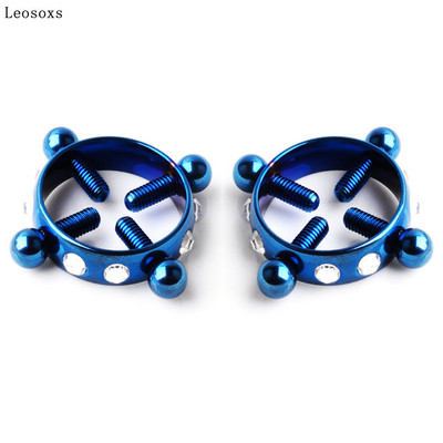Leosoxs 2 buc. Inel hipoalergenic pentru sâni, bijuterii din oțel inoxidabil, rotund, reglabil