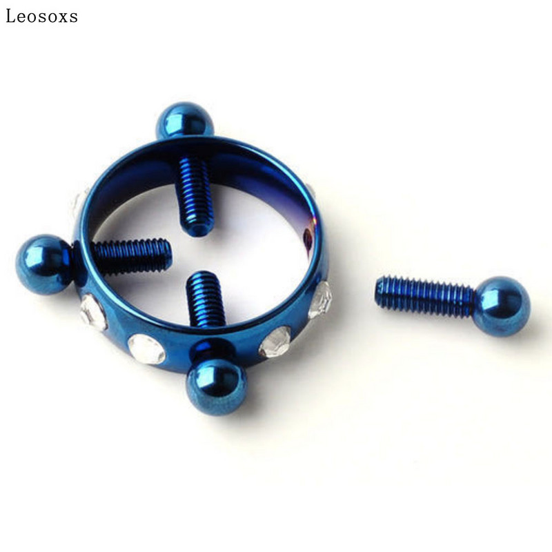 Leosoxs 2 buc. Inel hipoalergenic pentru sâni, bijuterii din oțel inoxidabil, rotund, reglabil