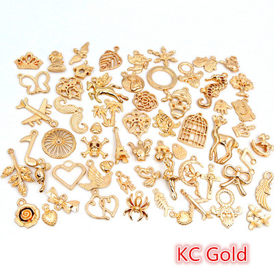 30 ks Zmiešané štýly Zvieracie srdce List Kvet Koruna Prívesky Prívesky DIY Šperky Nálezy pre náhrdelník Náramok Príslušenstvo