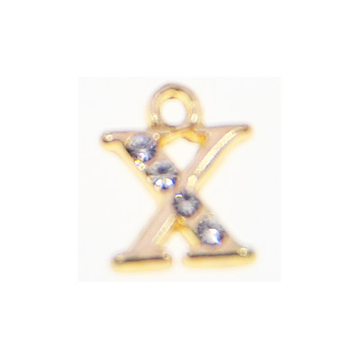 10/26 buc. 13*10 mm din aliaj incrustat strasuri 26 litere Brelocuri pandantive pentru femei colier cercei bijuterii accesorii model