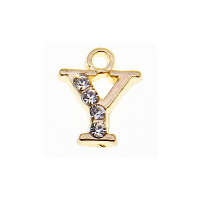 10/26 buc. 13*10 mm din aliaj incrustat strasuri 26 litere Brelocuri pandantive pentru femei colier cercei bijuterii accesorii model