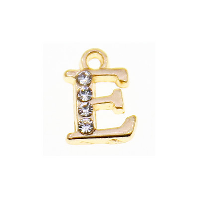 10/26 buc. 13*10 mm din aliaj incrustat strasuri 26 litere Brelocuri pandantive pentru femei colier cercei bijuterii accesorii model