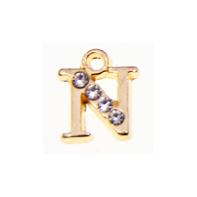 10/26 buc. 13*10 mm din aliaj incrustat strasuri 26 litere Brelocuri pandantive pentru femei colier cercei bijuterii accesorii model