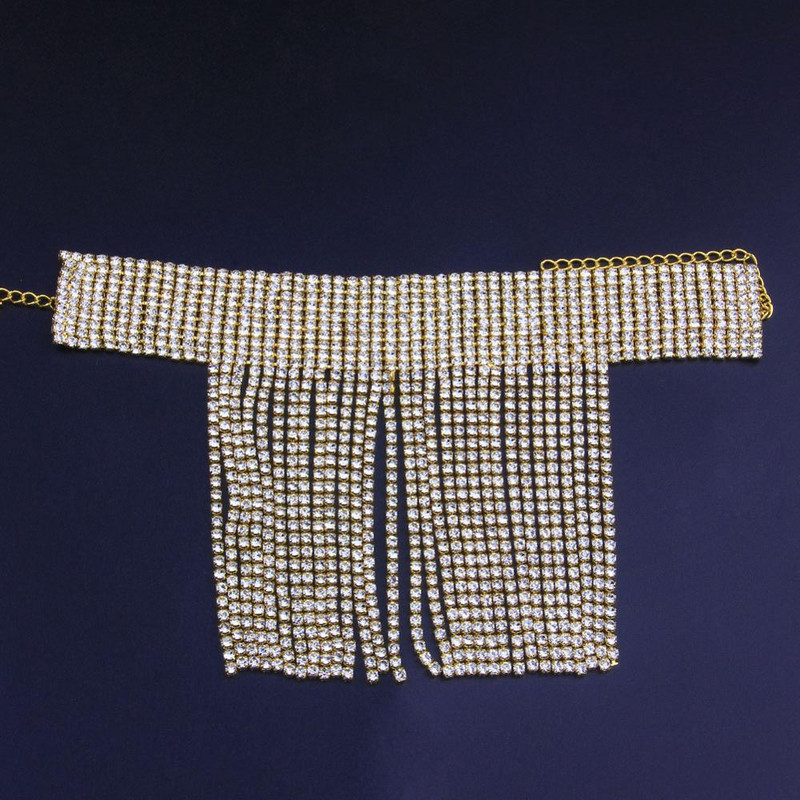 Stonefans Módne strieborné farebné kamienkové dlhé strapcové náramky pre ženy Boho indické plážové náramky na bosé nohy sandále šperky