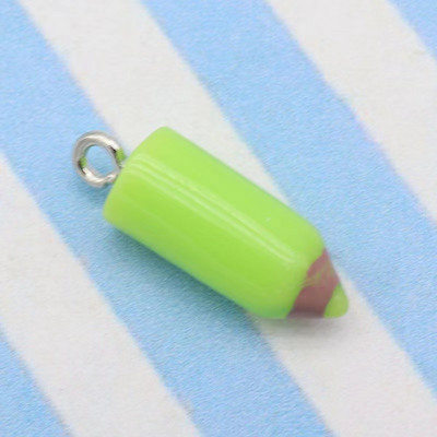 10 τεμ. 7*16mm Color Simulation Pencil Head Charms For DIY Decorating Earrings Κολιέ Αξεσουάρ μόδας κοσμημάτων