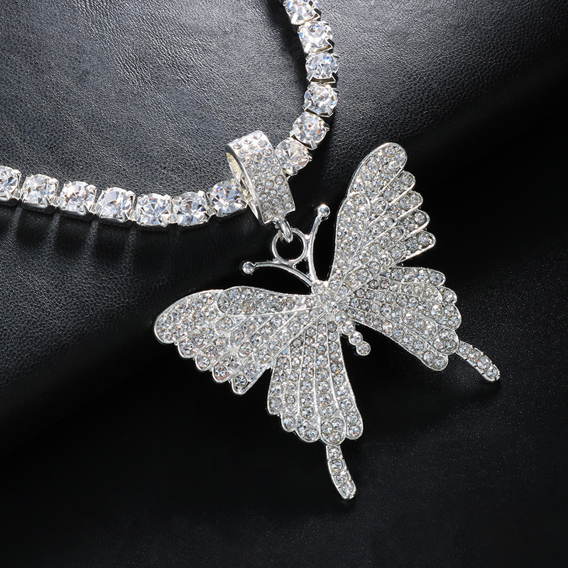 Stonefans Boho Big Butterfly Pandantiv gleznă Brățară Bijuterii pentru femei Strass Tenis Lanț gleznă gleznă brățară cu ridicata