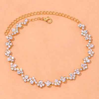 Stonefans Ins Fashion Banguotos Kalnų krištolinio akmens grandinėlės apyrankės moterims Boho Jewelry Beach Apyrankės Apyrankės Kojų Grandinėlės Priedai