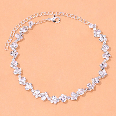 Stonefans Ins Fashion Banguotos Kalnų krištolinio akmens grandinėlės apyrankės moterims Boho Jewelry Beach Apyrankės Apyrankės Kojų Grandinėlės Priedai