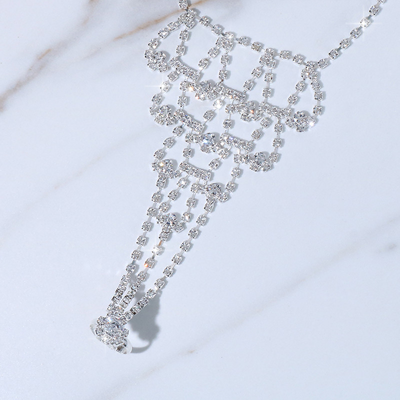 Stonefans, strasuri de lux, cu mai multe straturi, inel pentru gleznă, brățări, plajă, femei, lanț neregulat pentru picioare, sandale, accesorii de bijuterii