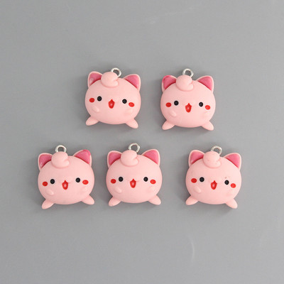 Se amestecă 10 buc/pachet Anime Elf Mic Monstru Drăguț Brelocuri din rășină DIY Japonia Desene Animat Broasca Cercei Breloc Pandantiv Bijuterii Fabricare D235