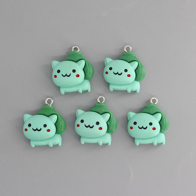 Se amestecă 10 buc/pachet Anime Elf Mic Monstru Drăguț Brelocuri din rășină DIY Japonia Desene Animat Broasca Cercei Breloc Pandantiv Bijuterii Fabricare D235