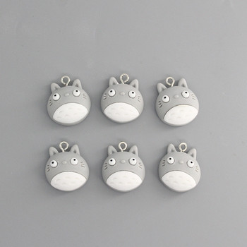 10 бр./пакет Сладко аниме котка смола Flatback Charms Карикатура Животни Котки Обеци Гривна Ключодържател Висулки Направи си сам Jewlery Направи D247