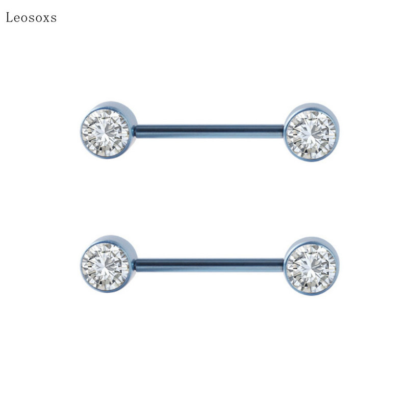 Piercing do tela s 2 prsteňmi, zirkónom a vnútorným zubom, piercing do tela s 2 ks.