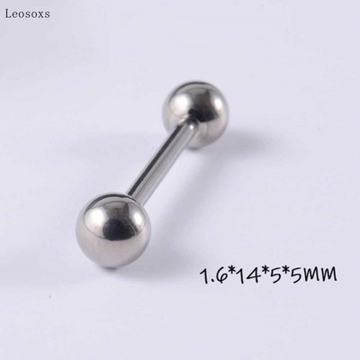 Piercing do jazyka, prsteň do prsníkov, 4 ks, horúci nový produkt, okrúhly korálek so závitom, rovný prsteň, multifunkčný prsteň do jazyka, piercing do prsníkov.