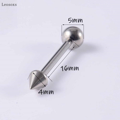 Piercing do jazyka, prsteň do prsníkov, 4 ks, horúci nový produkt, okrúhly korálek so závitom, rovný prsteň, multifunkčný prsteň do jazyka, piercing do prsníkov.