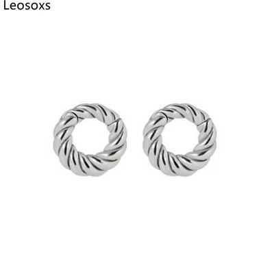 Piercing do ucha Leosoxs 1 pár z nehrdzavejúcej ocele, záťažové expandéry, veľké náušnice v tvare hada, piercing do ucha v tvare C, nové